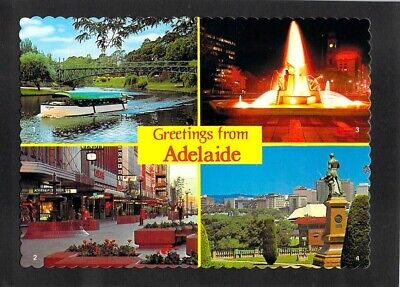 A4876 Australia SA Adelaide Fountain Rundle Mall Popeye postcard