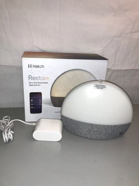 Hatch Restore Blanco Todo en Uno Personalizar Alarma de Amanecer Solución para Sueño