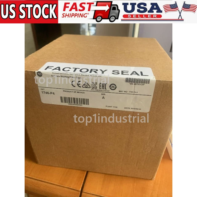 New Factory Sealed AB 1746-P4 SER A SLC 500 Rack Mount Power Supply 1746P4