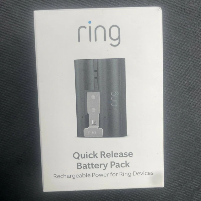 GENUINE RING QUICK Release Battery Pack For Doorbell 2, 3, 4, Stick Up