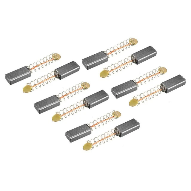 Pour moteur électrique brosses carbone 12 mm x 6 x 4 mm lot de remplacement de