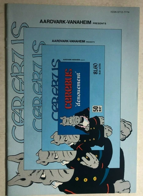 CEREBUS #50 signed by Dave Sim (1983) Aardvark-Vanaheim Comics FINE-