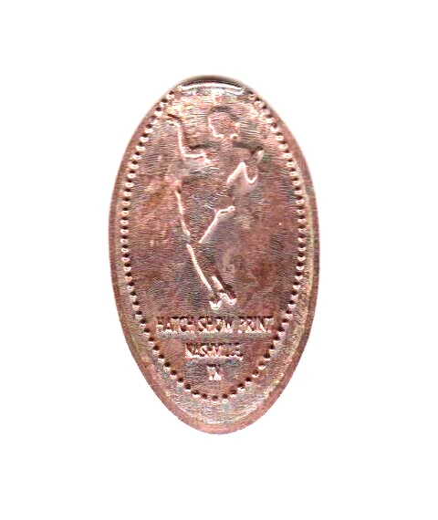 Elongated Penny "HATCH SHOW PRINT-NASHVILLE TN" Zinc