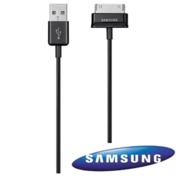 Cable Transfert Usb 30Pin Chargeur Rechargement Noir Origine Samsung Ecb-Dp4Abe