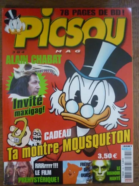 PICSOU MAGAZINE N°384 / Disney Hachette Presse 01-2004