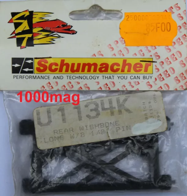 Schumacher Rear Wishbone Long W/B 1/8" Pin U1134K Bras Arriere  Bosscat.