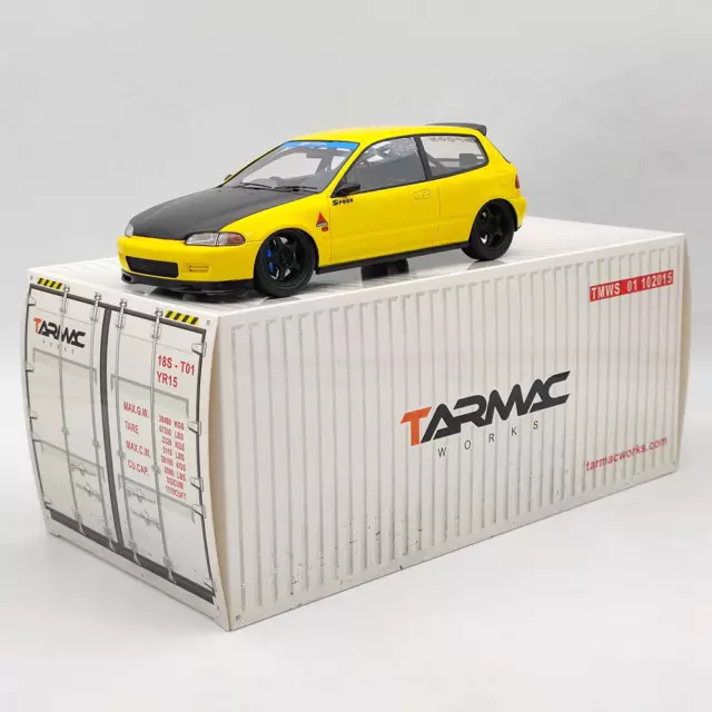 冬の華 TARMAC WORKS 1/18 HONDA CIVIC EG6 マカオカップ
