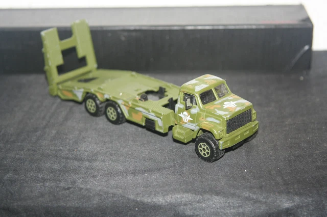 Majorette Tracto-Pelle Militaire Rare vintage jouet collection voiture car Boite