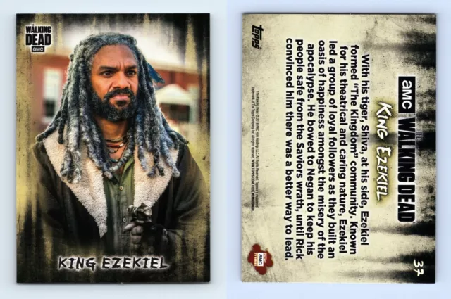 King Ezekiel #37 The Walking Dead Hunters & The Hunted 2018 Topps Trading Card