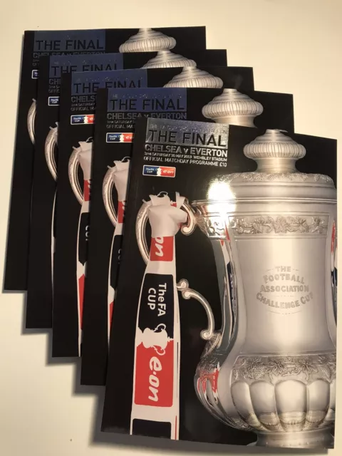 2009 FA Cup Final Programme Chelsea v Everton x 5 Copies collection bundle