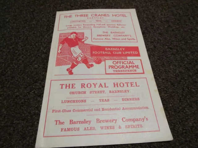 BARNSLEY  (CHAMPIONS SEASON)  v  GATESHEAD   1954/5  MARCH 26th