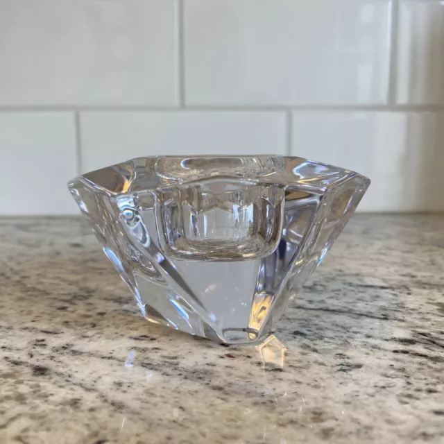 Orrefors "Precious" Crystal Votive Holder New in Box