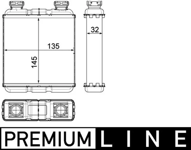 Wärmetauscher Innenraumheizung BEHR *** PREMIUM LINE *** MAHLE AH 188 000P CDi
