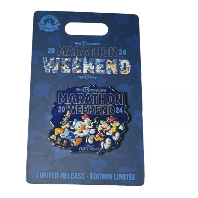 2024 DISNEY RUNDISNEY Walt Disney World Marathon Weekend Pin 22.95