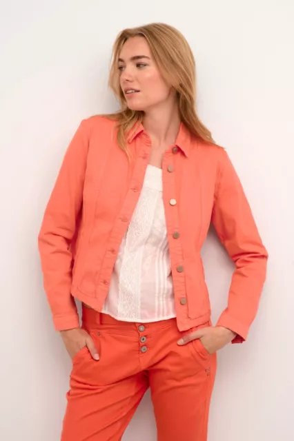 CREAM 10612274 Jeans Jacke / Hot Coral / UVP 99,95€ / SPRING 2024 / 38-M