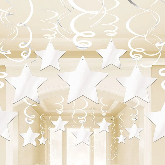 Curtain Pentagram Christmas Pendant Flower Hanging Ornaments Home Decor CH
