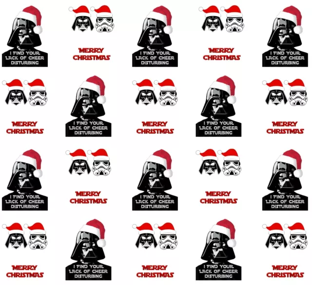 Star Wars Christmas personalised Christmas gift wrapping paper