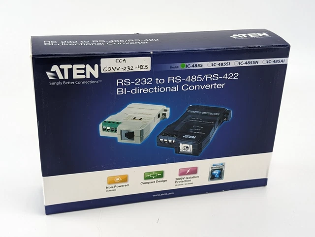 Convertitore Interfaccia RS-232/RS-485 Aten - Bidirezionale, Fino A 1 Km, 115.2 Kbps - Foto 2