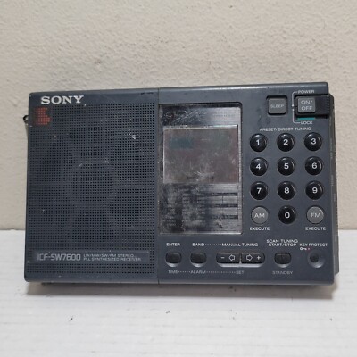 SONY ICF-SW7600 MULTI Band AM/FM/SW Radio - For Parts or Repair £40.35 ...