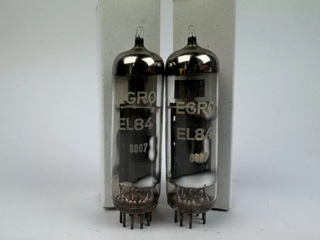 2x Egro EL84 Röhre geprüft top Pentode Endstufe Röhrenverstärker Amp Tube