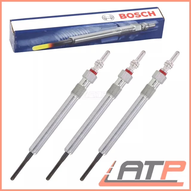 3x BOSCH GLOW PLUG DURATERM FOR AUDI Q7 4L 3.0 6.0 06-15 4M 3.0 15- Q5 3.0 SQ5