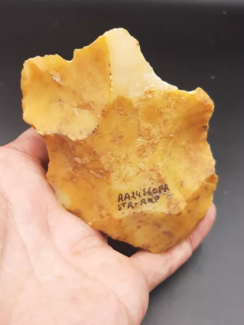 Middle Paleolithic Neanderthal France - Beautiful bifacial Mousterian scraper