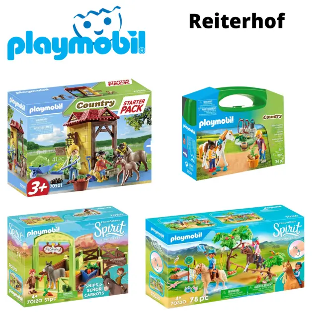 Playmobil: Reiterhof Ponyhof Pferde Sets zum Auswählen  - NEU & OVP
