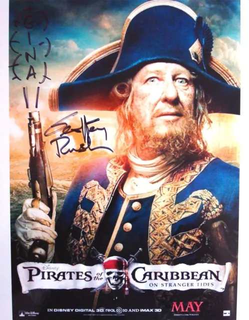 Geoffrey Rush Autogramm Pirates of the Caribbean The King’s Speech Autograph