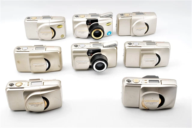 [For Parts] Olympus mju zoom 115 DELUXE/140 DELUXE/ 105S ummary of 8 units JAPAN