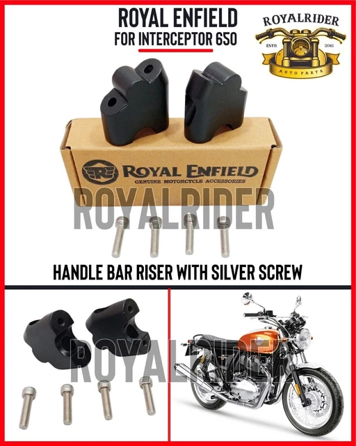 Rehausseur De Guidon Pour Royal Enfield Himalayan 411 - Fabriqué En Inde - Dimensions Standard