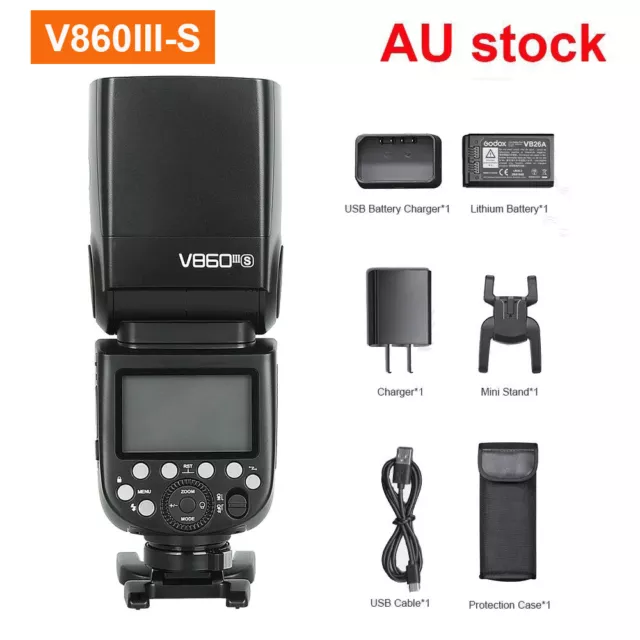 Godox V860III-S TTL HSS Speedlite Camera Flash Li-on Battery for Sony