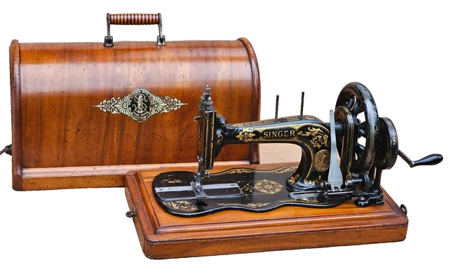 Parti di ricambio per manovella a manovella per macchina da cucire in metallo Accessori per cucire Fornure per utensili Maniglia per macchine da cucire vintage  15