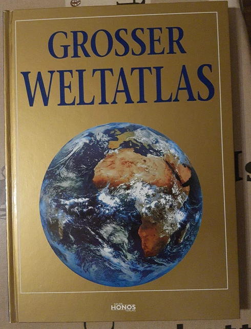 GROSSER WELTATLAS, NEUER HONOS Verlag, viele zusätzliche 