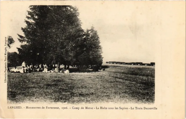 CPA AK Military - Langres - Fortress Maneuvers - 1906 (698372)