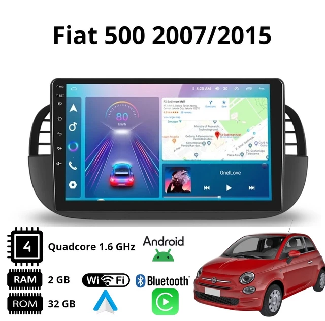 Autoradio Android 14 Per Fiat Ducato / Peugeot Boxer / Citroen Jumper (2006-2022) - 9 Pollici IPS, 6+128GB, Carplay, DSP, GPS