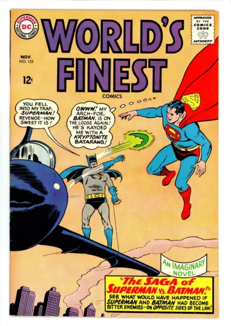 World's Finest Comics #153 DC FN/VF (1965)