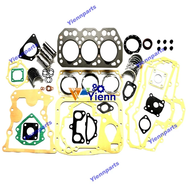 K3H Overhaul Re-ring Kit For Mitsubishi Engine MT250 MT250D Case IH 265 Tractor