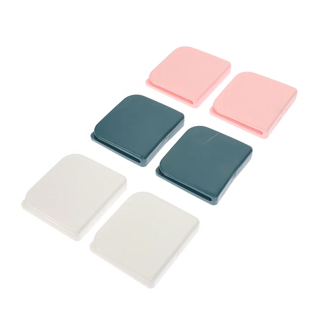 6pcs Adhesive Shower rideau de poids Clip de douche Clip de garde de la salle
