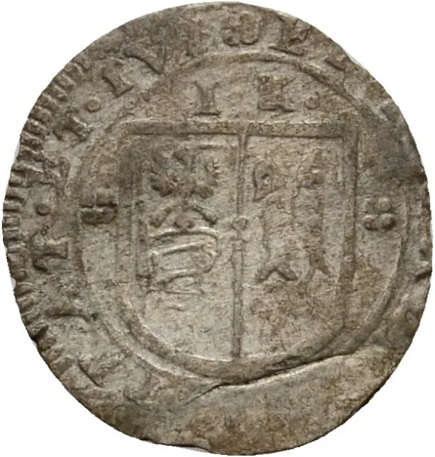 Württemberg Kreuzer 1692 Silber  15 mm/  0,3 g  Original #PTC279