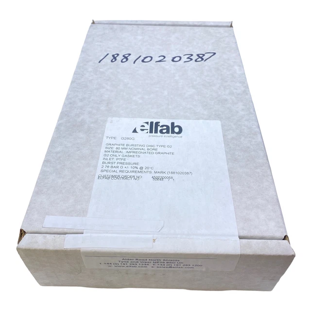 Elfab G280G disco forato 80 mm 2,76 bar g