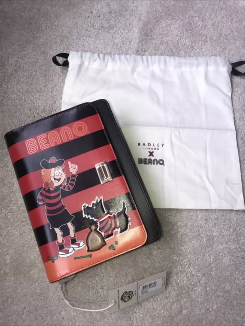RADLEY BAG BEANO Minnie Minx Leather Flapover Crossbody Bag BNWT £105. ...