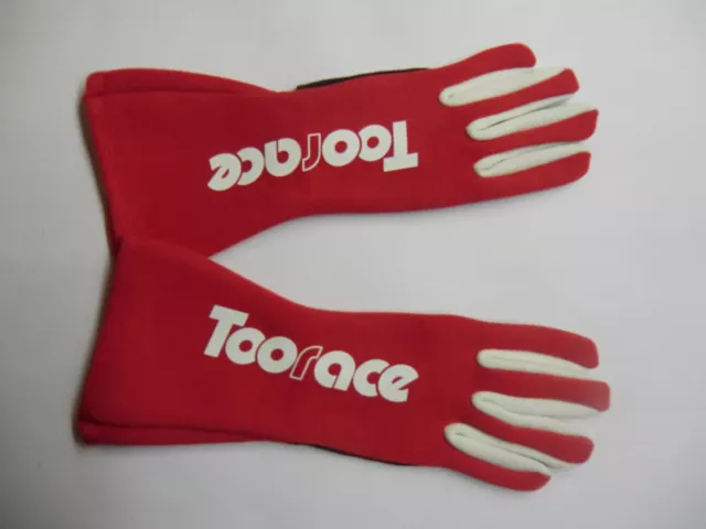 Handschuh Rot FIA 8856-2000 Fahrerhandschuh Rallye Racing Motorsport Toorace Handschuh Rot FIA 8856-2000 Fahrerhandschuh Rallye Racing Motorsport Toorace
