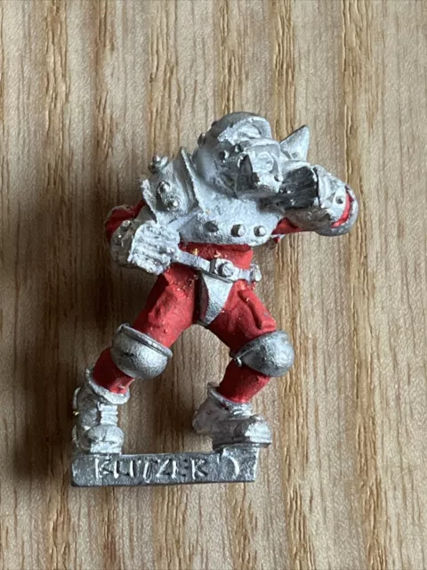 Games Workshop BLOOD BOWL HUMANS BLITZER 2 Zinn Metal OOP 1987 complete