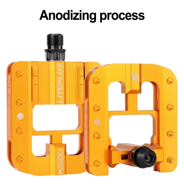 Pedali Pieghevoli Per Bicicletta - Antiscivolo Con Riflettori - Per MTB, BMX E Bici Da Strada