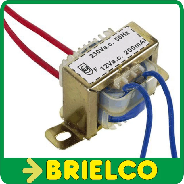 Transformateur D'alimentation Ouvert 220VAC Vers 12VAC 0.2A - Velleman BD190 - Neuf Sous Emballage