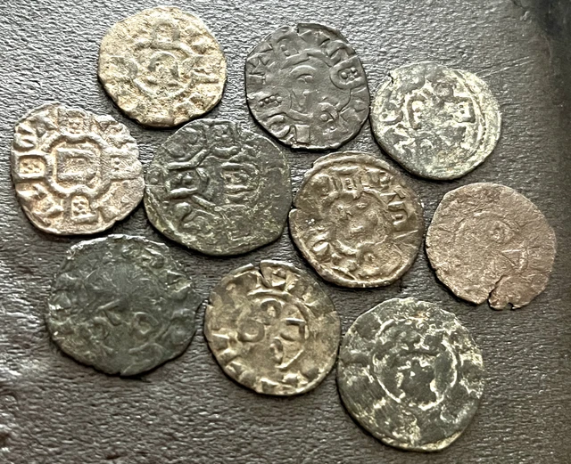 Cincin19, Very Nice  Lot 10 DINHEIROS,¿To Identify?some uncleaned, Rare  coins