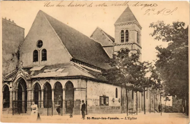 CPA AK St-MAUR-les-FOSSES - L'Église (390344)