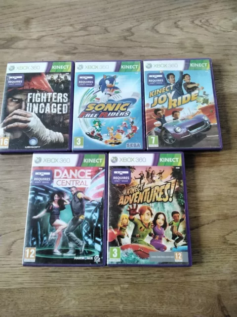 XBox 360 Kinect Games - Multi listings Adventures Dance Central Sports etc  X360