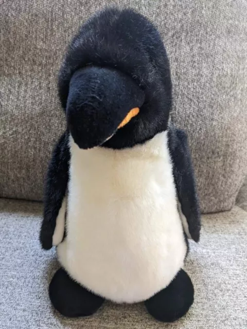 Peppi Penguin Emperor Antartica Bird Plush Soft Toy Russ Berrie 12" Tall 2