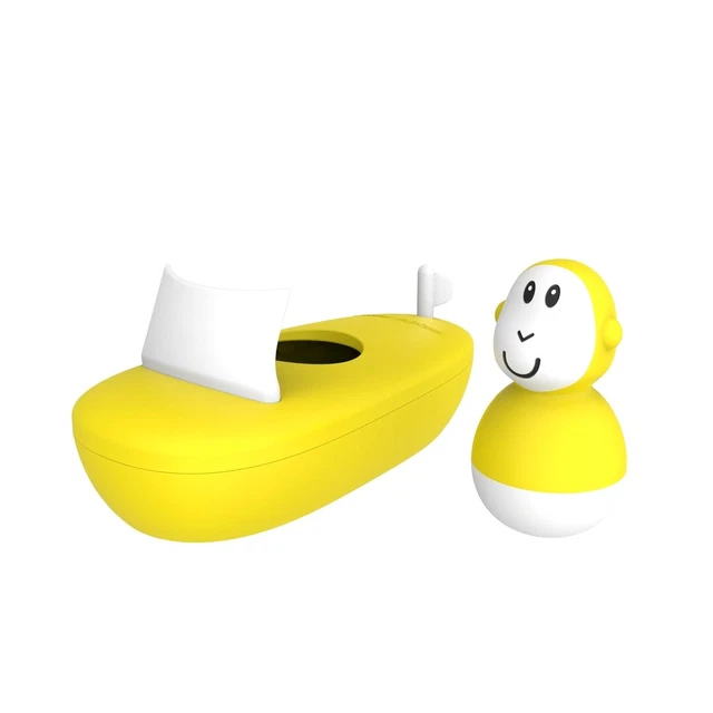 MATCHSTICK MONKEY bath toys BATHTIME, 2 psc yellow, 12 m+